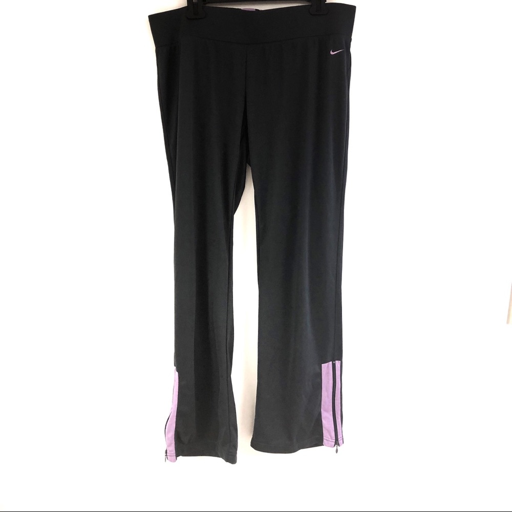 4/$25 Nike XL running track pants dark gray purple
